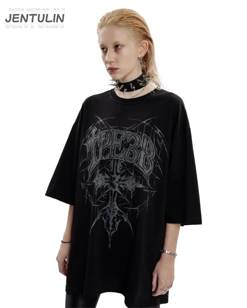 

Мужская одежда больших размеров, уличная футболка Sober 3, принт в стиле хип-хоп, корейский топ с короткими рукавами Y2k, хлопковая футболка унисекс с графикой, гот kpop