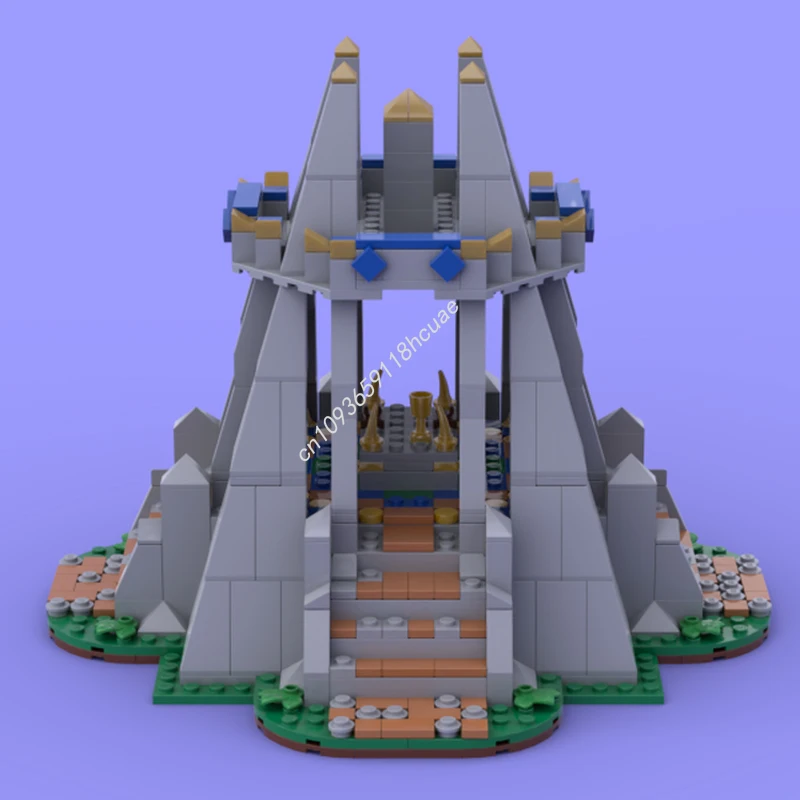 

795pcs MOC New Temple Building Blocks Christmas Family Friendly DIY Designed for Creative Playtime Children creative Brick Gift