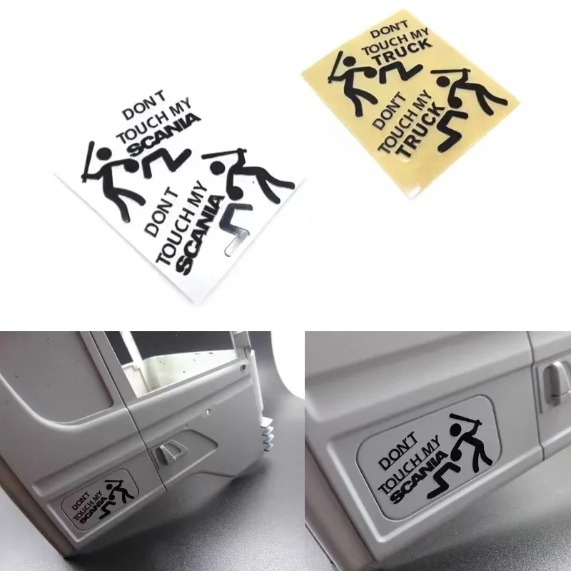 

Simulation Model Interesting Sticker Decorate for 1/14 Tamiya RC Truck Trailer Tipper Scania R620 R470 56323 Car DIY Parts