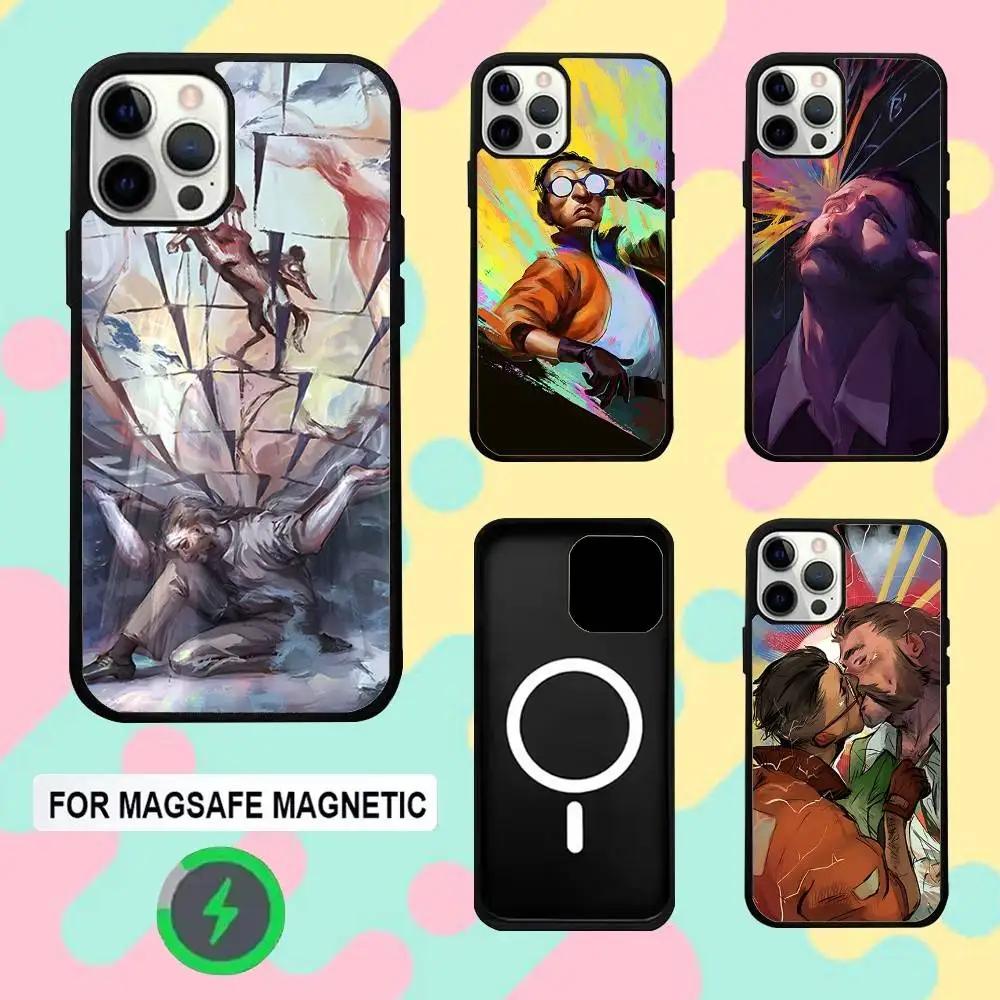 

D-Disco Game E-ElysiumS Phone Case For iPhone 17,16,15,14,13,12,11,Pro,Max,Plus,Mini,SE4,E Magnetic Magsafe Wireless Charging
