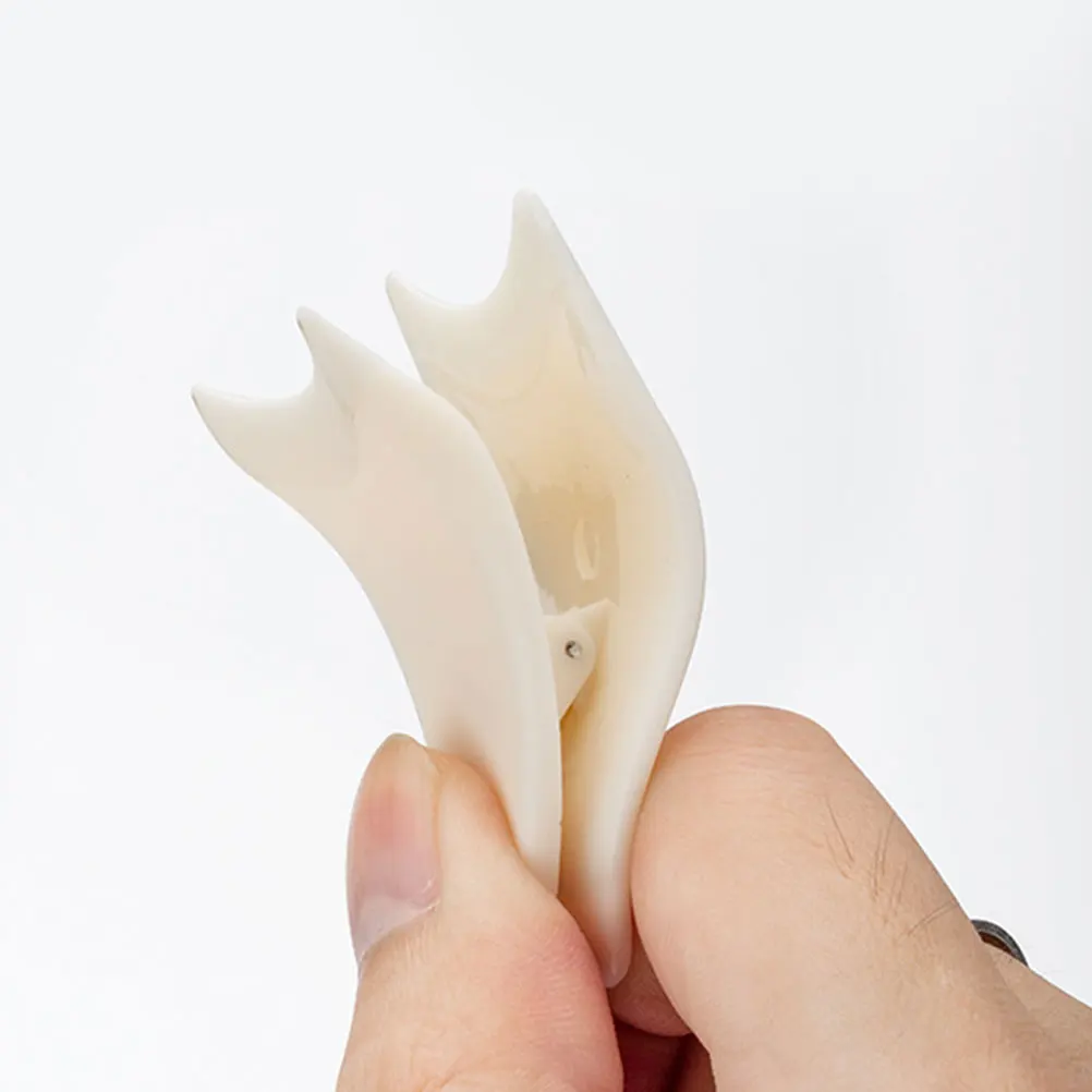 Aplicador de pestañas postizas de acero inoxidable para fácil extracción, herramienta de maquillaje compacta con Clip para pestañas, 4 Uds.