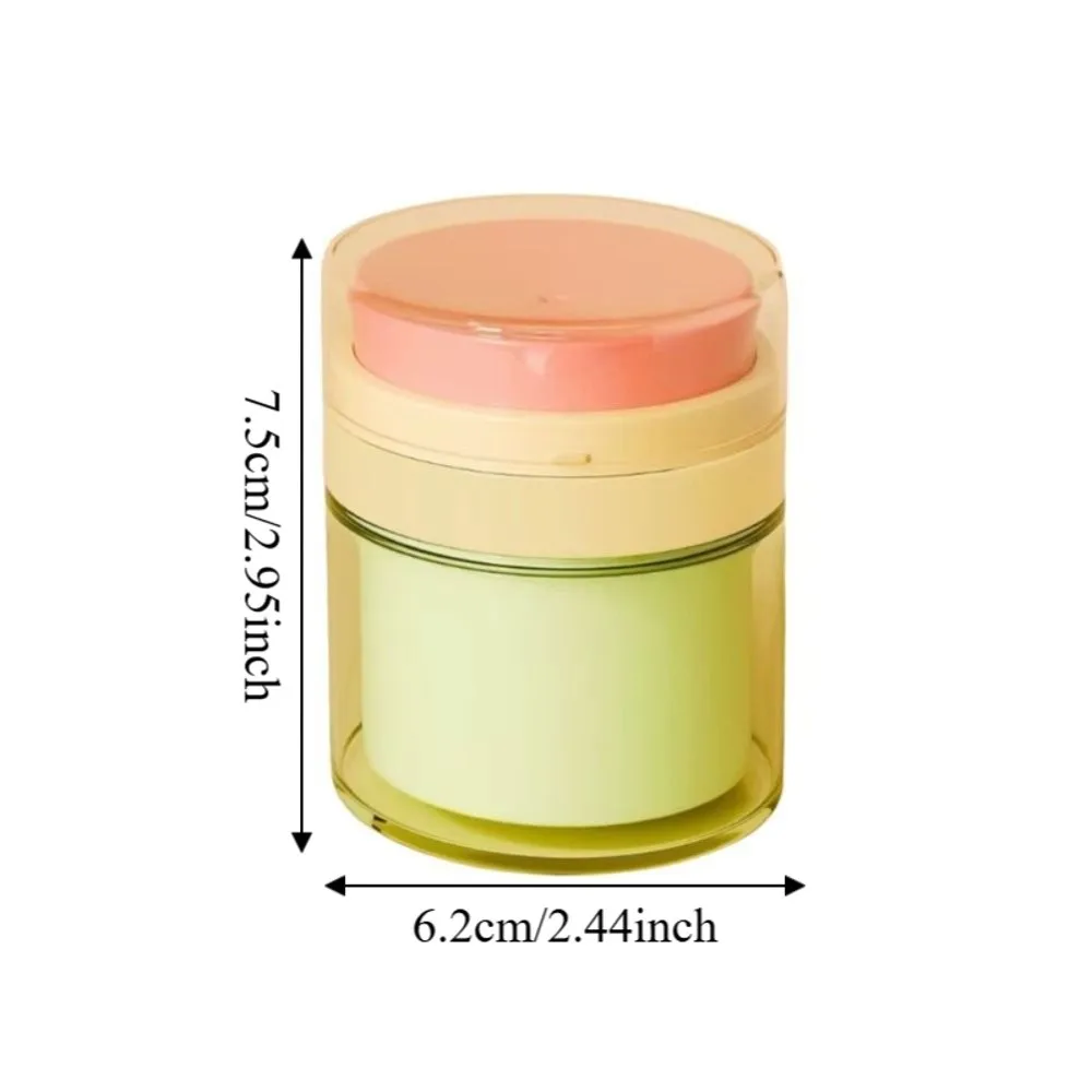 50 ml Fassungsvermögen, Airless-Pumpflasche mit Druckmechanismus, nachfüllbare Vakuum-Cremeflasche, auslaufsicher, tragbarer Behälter für Gesichtscreme, ideal für Reisen. – Detail 1