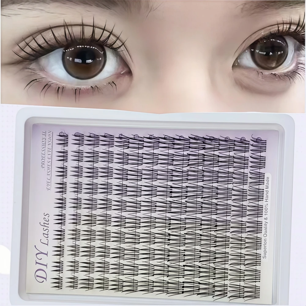 14 Rows Summer New Rose Manor False Eyelashes Fashion Versatile Simulated Fluffy Lashes Large Capacity Lightweight No Burden On