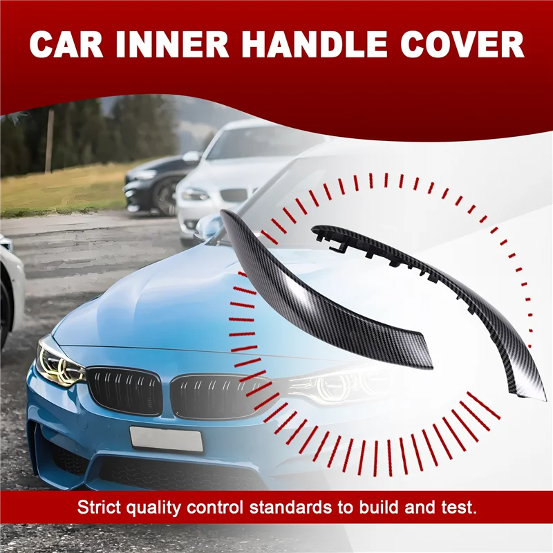 

AB56-Car Interior Door Panel Pull Trim Car Inner Handle Cover For BMW 3 4 Series F30 F80 F31 F32 F33 F34