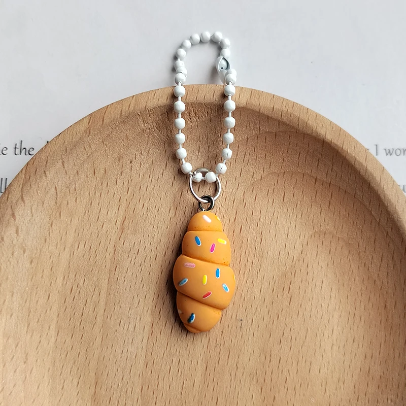 الراتنج هامبورغ الخبز المقلية الدجاج سلاسل المفاتيح حلقة رئيسية الإبداعية مضحك محاكاة الغذاء قلادة حقيبة صندوق حامل السيارة النساء الرجال المجوهرات