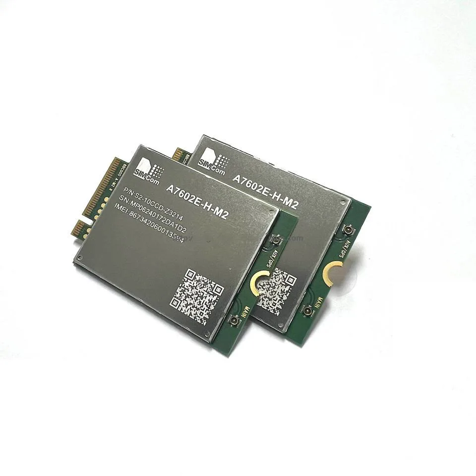 A7602E-H-M.2 SIMCOM 4G LTE CAT4 Wireless Cellular Modules Wifi Modems Iot Project A7602E A7602E-H LBBD GNSS Modems A7602E-H-M.2