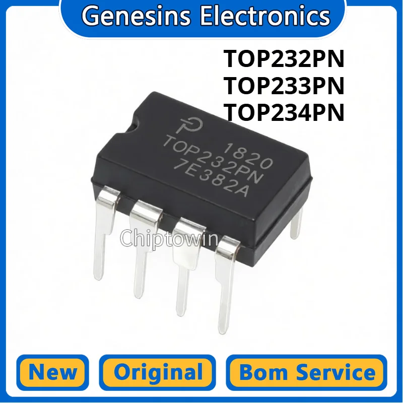 5/50/500 pcs TOP232PN TOP233PN TOP234PN DIP-7 Power Management IC W7