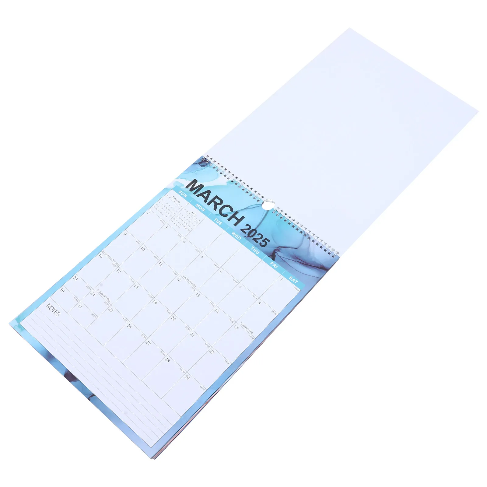 

Wall Calendar Monthly Hanging Calendar for Home Office Classroom Use Blank Spaces to Write Goals Dated Planner