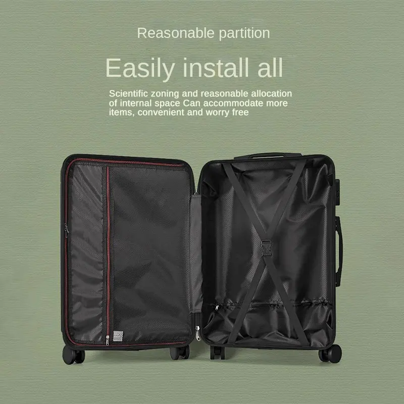 Luggage Men and Women Large Capacity Travel Trolley Case New Durable Strong Password Boarding Suitcase