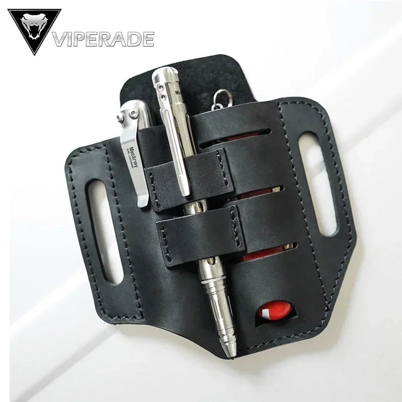 VIPERADE PJ13S Small Leather Multitool Sheath for Men 45mm Belt