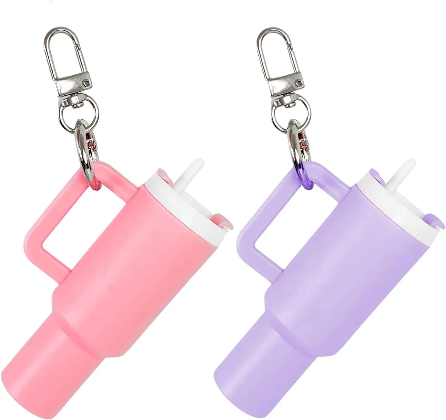 

Mini Tumbler Key Ring, Mini Cup Key Ring, Suitable for Schoolbag Key Ring or Lipstick, Cute Tumbler Key Ring