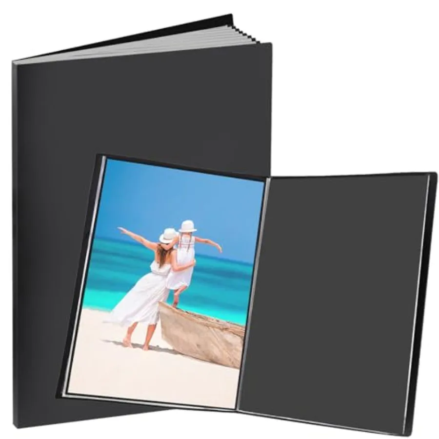 

Большой художественный портфолио-файл 18x24 дюйма, сверхпрочный, с пластиковыми вкладышами, папка-портфолио с 30 прозрачными протекторами для листов, вмещает 60 листов