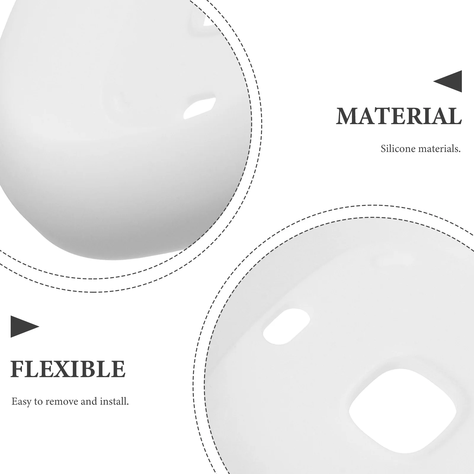 

Silicone Thermostat Cover Protective Case For Wall Plate Compatible With Ecobee3 Heat Resistant Flexible Smart Thermostat