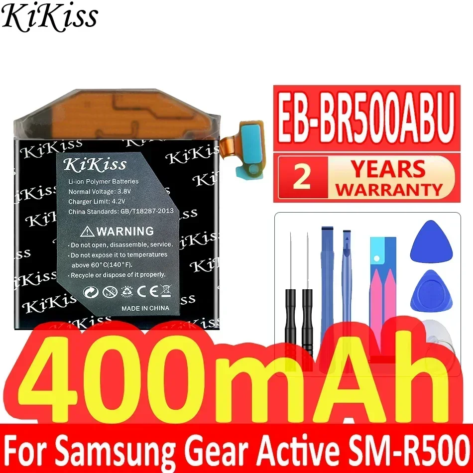 KiKiss Battery EB-BR500ABU For Samsung Galaxy Watch Active SM-R500  400mAh