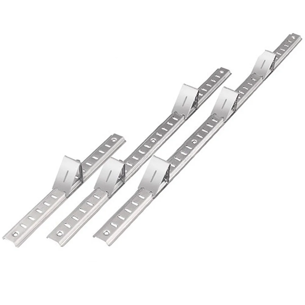 

10pcs Stainless Steel Hooks 1.5mm Thick 304 Freezer Shelf Clips Cooler Braces Fridge Supports Glass Clamps Storage