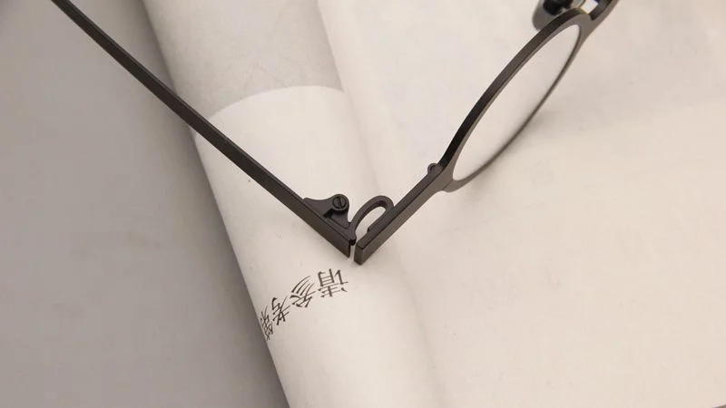 Metall Kleine Runde Rahmen Retro Personalisierte männer Brille Rahmen Ultra Licht Optische Brillen rahmen Für männer V46 – Detail 10