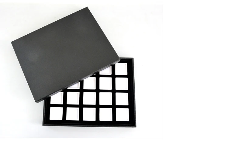 Wholesale Jewelry Gem Display Box Case Loose Diamond Storage Tool Coin Jar Show Tray Gem Pot Gemstone Organizer Holder Container