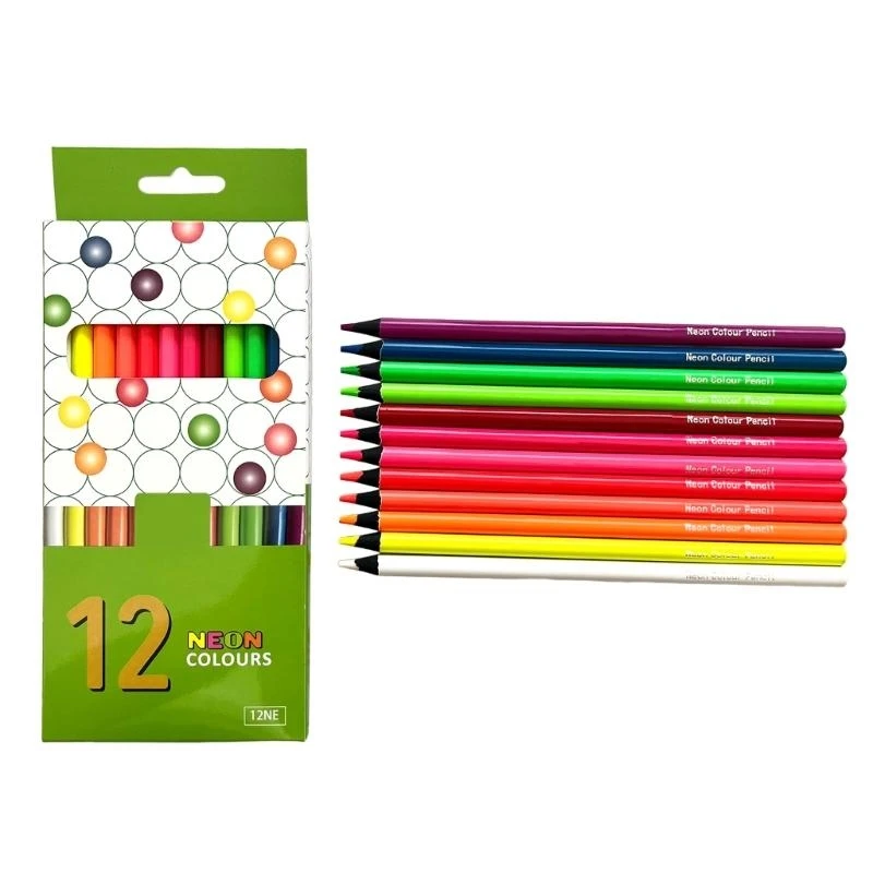12pcs Colorfulpency Colorning Colling Pencil for Kid Student Coloring Book Drawing ، F19E