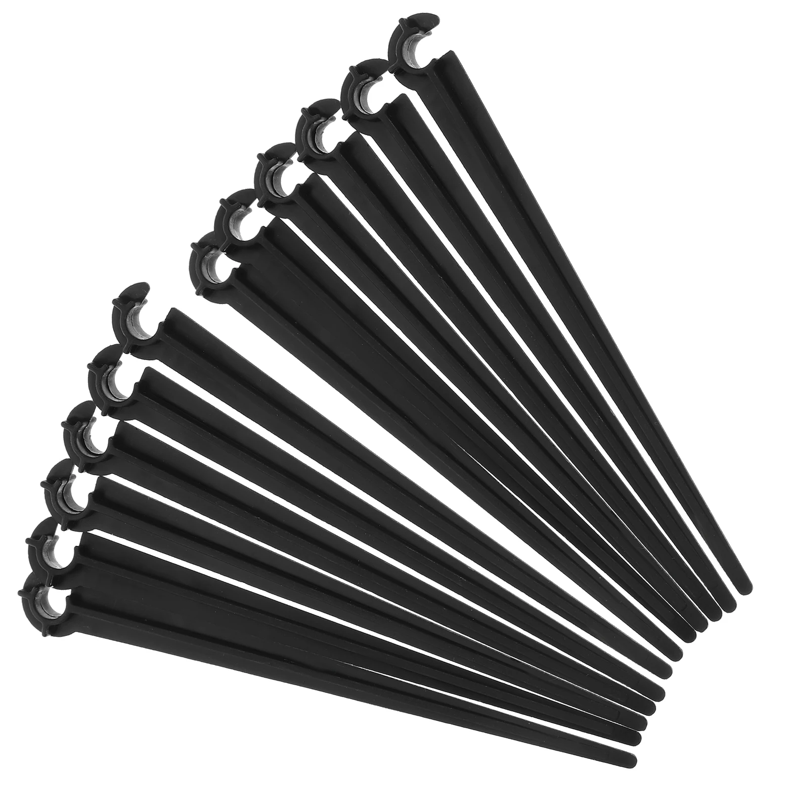 

50pcs Drip Irrigation Stakes 11cm Diameter Ground Rods Watering Brackets Gardening Tools ABS Material Long Use irrigation fixed