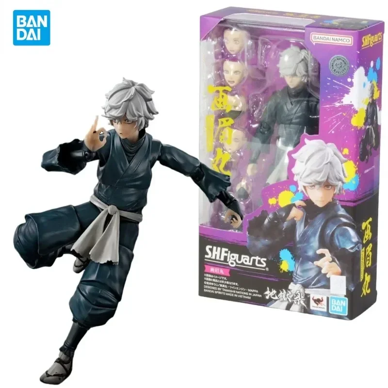 

In Stock Bandai Origina S.H.figuarts Gabimaru Sagiri Hell's Paradise : Jigokuraku Anime Action Figures PVC Model Toy Doll Gifts
