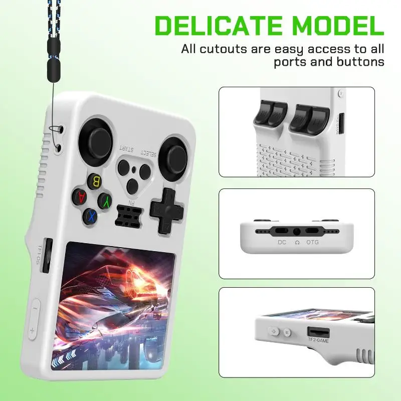 Siliconen beschermhoes voor R3 - Retro Handheld Game Console R36S recensie en prijs