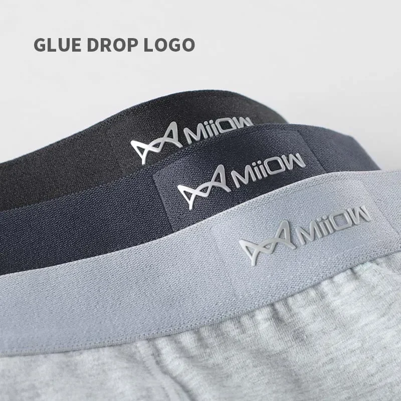 MIIOW 3Pcs Cotton Men Boxers Underpants Soft Trunks Man Underwear Bullet Separation Sexy Breathable Mesh Men\'s Panties Boxers