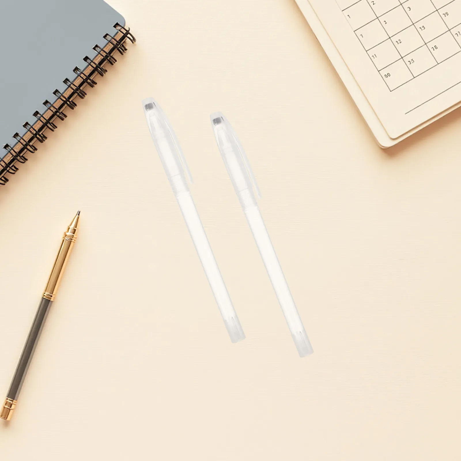 200Pcs Transparent Empty Pen Shells Plastic Refillable Pen Barrels for DIY Stationery School Office Supplies School Supplies