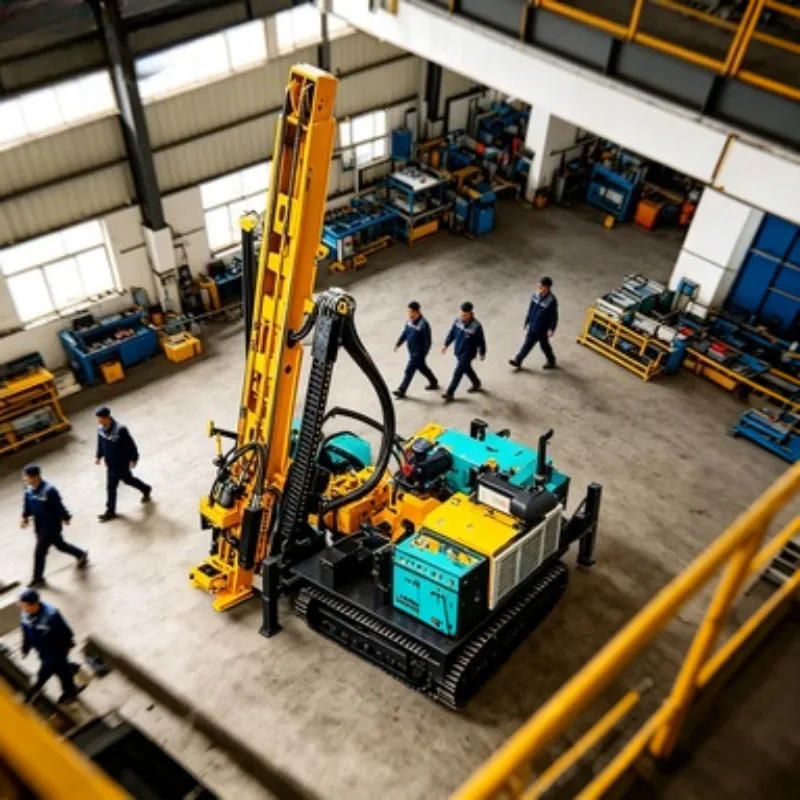 Fully Hydraulic Core Exploration Rig for Gold Mine Diamond Sampling Core Drilling Rig Crawler Borehole Drilling Machine Water