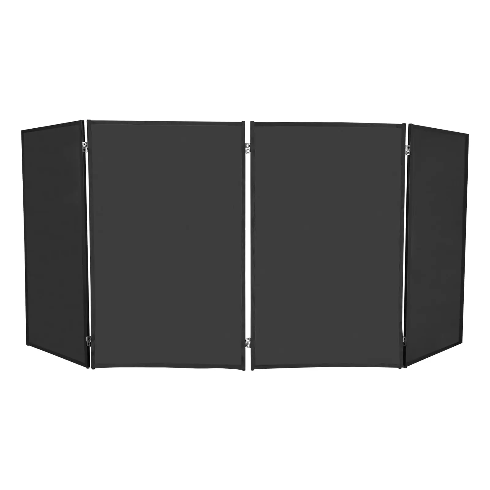 Cabina de fachada plegable para Dj, soporte de mesa portátil para Dj, pantallas de cubierta desmontables, ajuste de paneles de mesa para eventos de fachada de Dj con bolsa de transporte para
