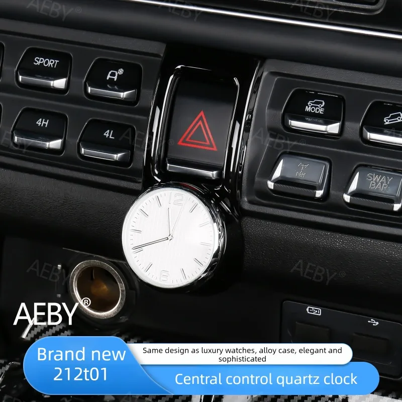 AEBY For BAIC 212 T01 car clock dashboard,Central control quartz watch car clock,digital decoration,Car interior accessories