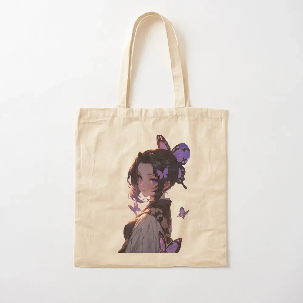 Shinobu kocho Tote Bag shopper bag woman Custom bag reusable shopping bags free delivery bags