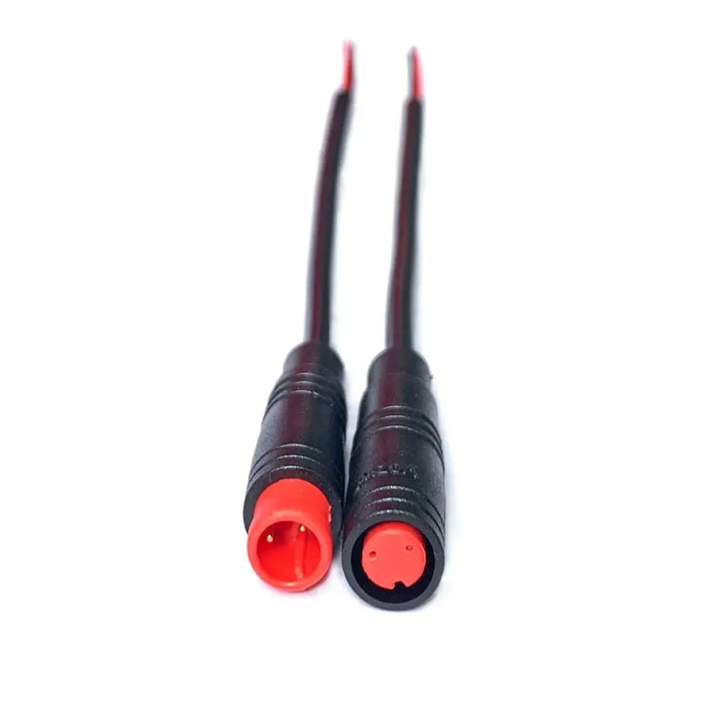 M8 Optional Cable Ebike Accessories Base Connector Waterproof Connector Display Pin 2/3/4/5/6Pin Cable