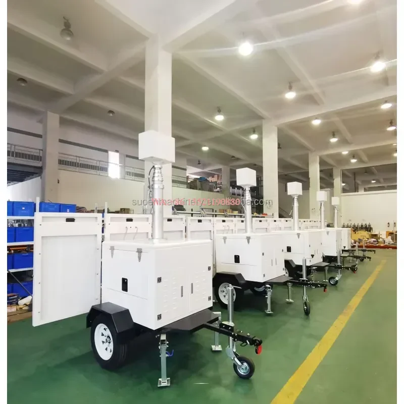 wmwmnu for SV3150 Mobile Solar Trailer Tower Solar Emergency CCTV Monitoring System Trailer for Mining High Quality