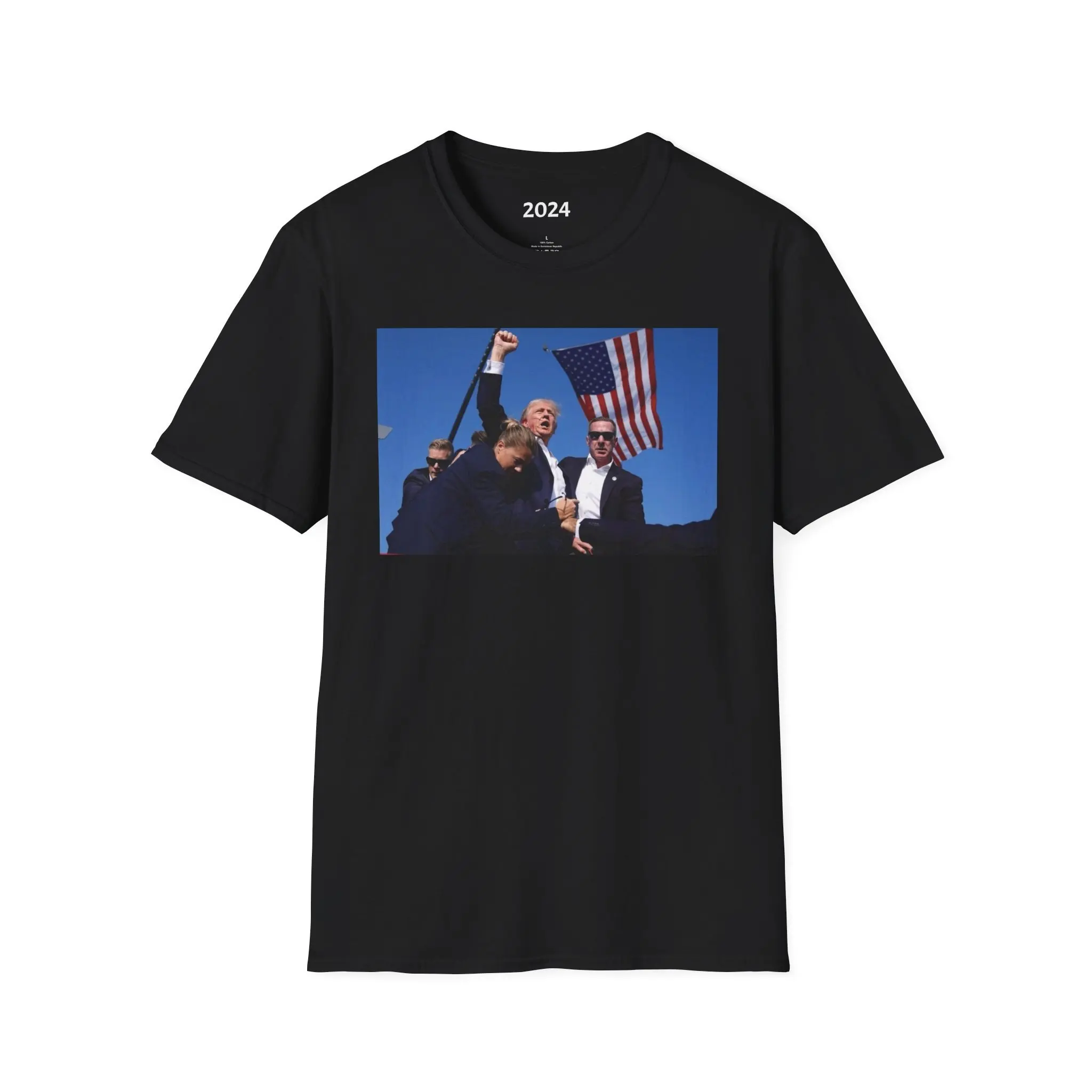 Donald Trump After Being Shot Standing Letting America Know Hes Okay T Shirt