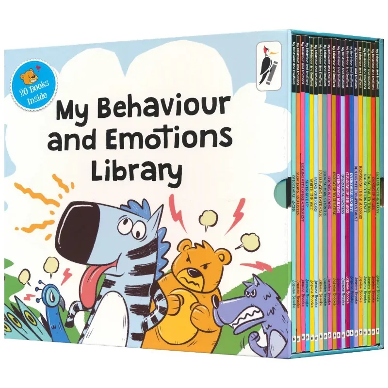 My Behaviour and Emotions Library 20 Books Set Kids Emotion Management Picture Book Early Learning For Preschool ChildrenAge 3-6
