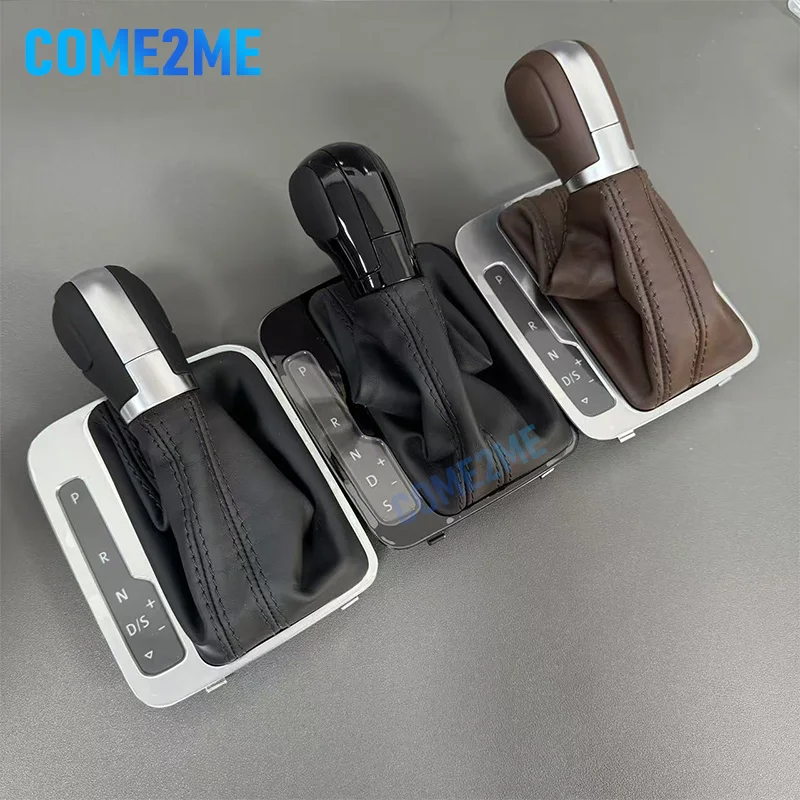 

For Volkswagen VW Golf MK6 MK7 R GTI Passat B7 B8 CC R20 Jetta MK6 GLI Refit Gear Shift Knob Lever DSG AT Chrome Matt Leather