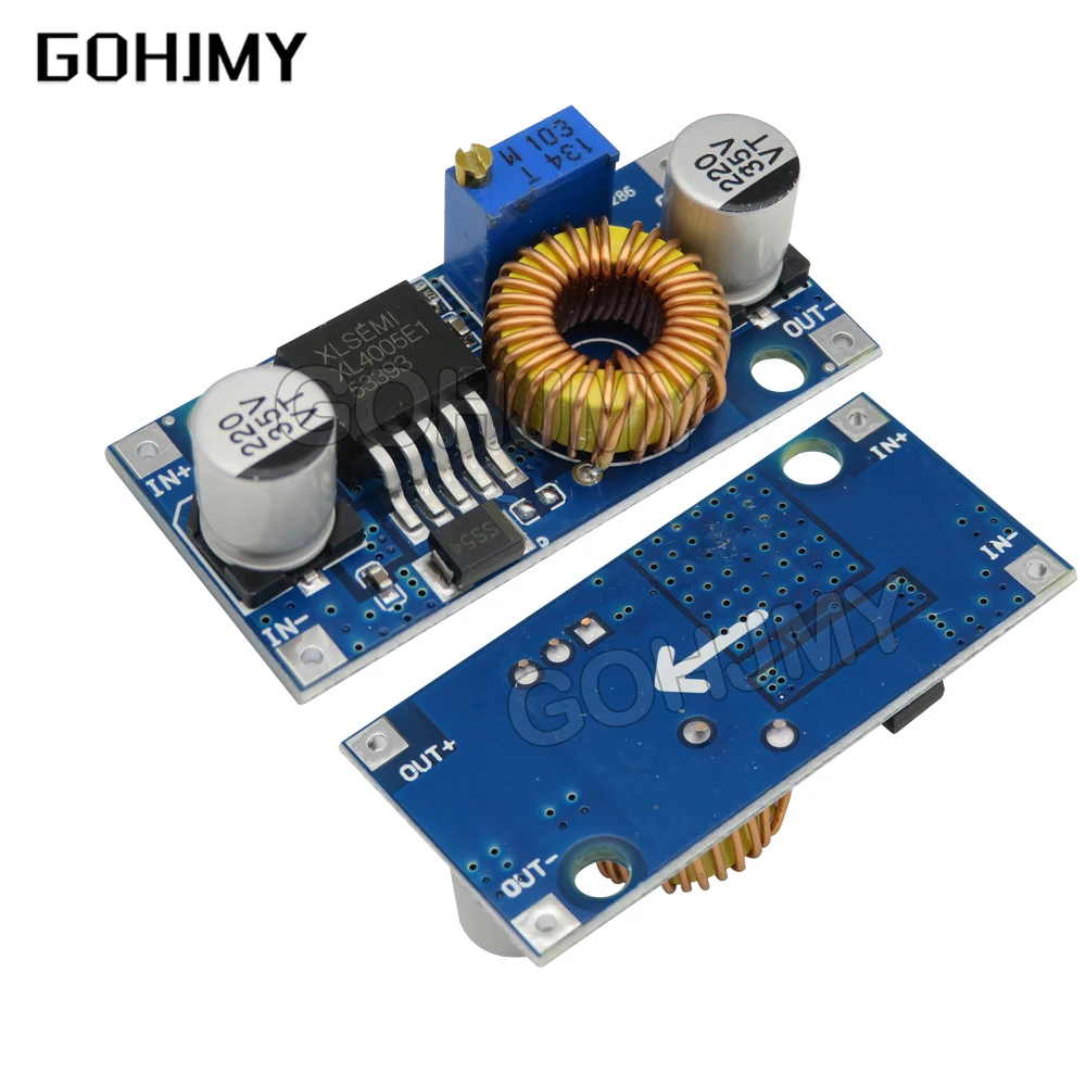 XL4005 DSN5000 Beyond LM2596 DC-DC adjustable step-down XL4005 DSN5000 5A 75W power Supply module Large current Large power 