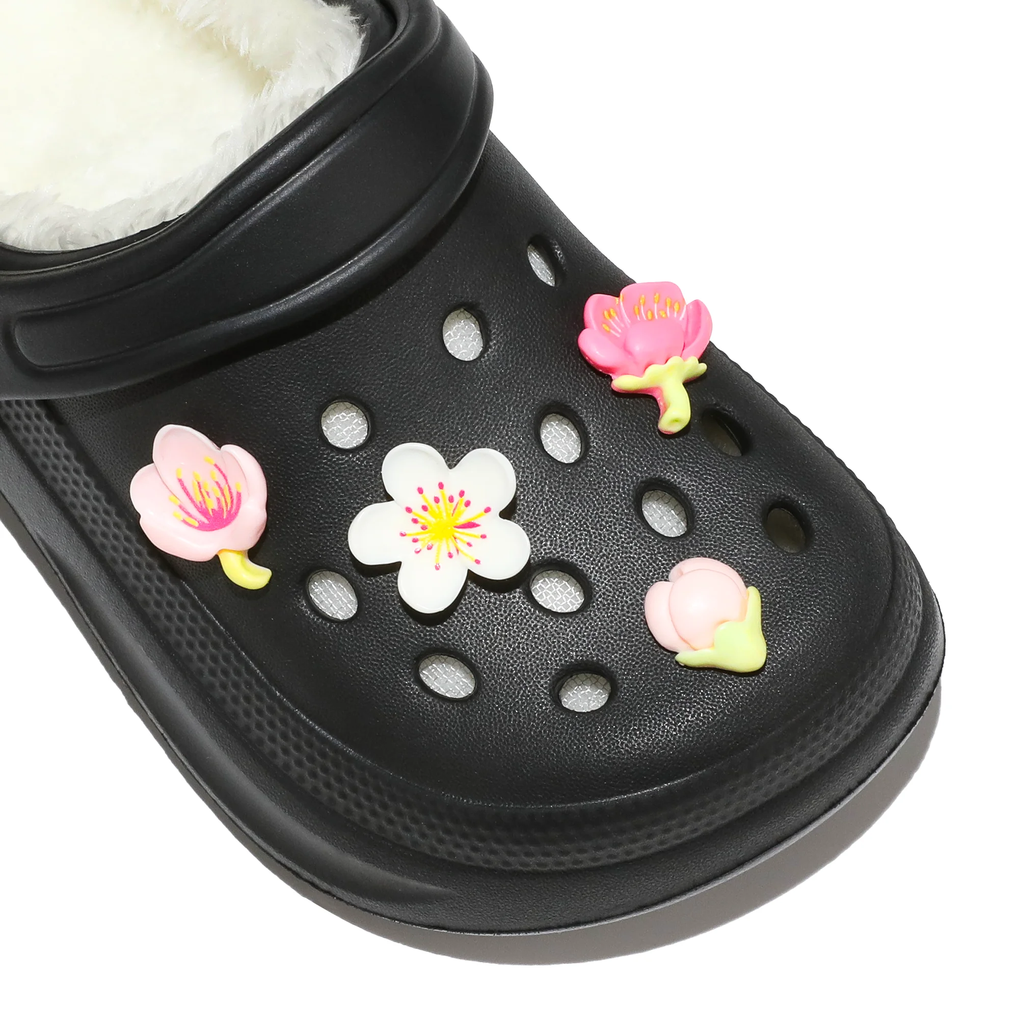 Kinder-Clogs und -Mules mit Fellfutter, leichte Garten-Schuhe mit Baumwollfutter, warme Hausschuhe für Jungen, Mädchen und Kleinkinder, 168. – Detail 16