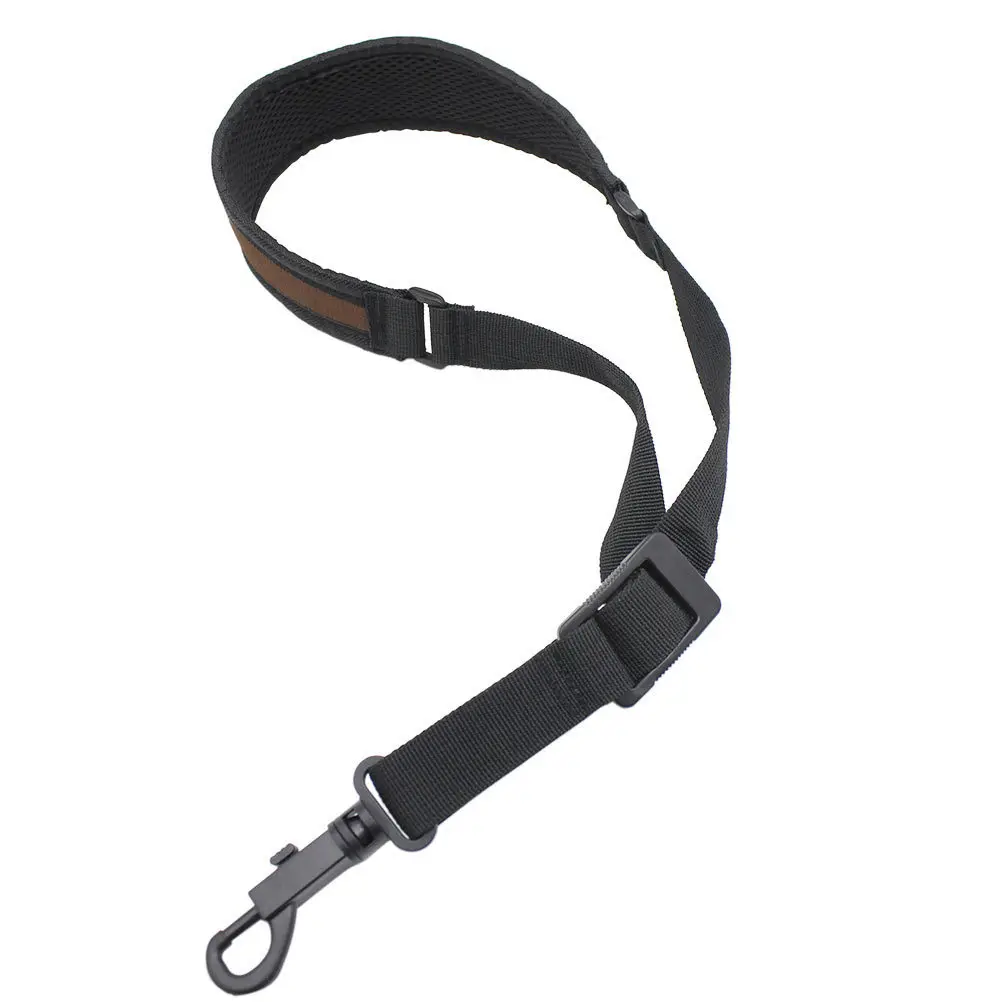 1 stuks saxofoon rugband verstelbare comfortabele schouderriem lamsvacht nekkussen ergonomisch ontwerp stressverminderende saxofoon