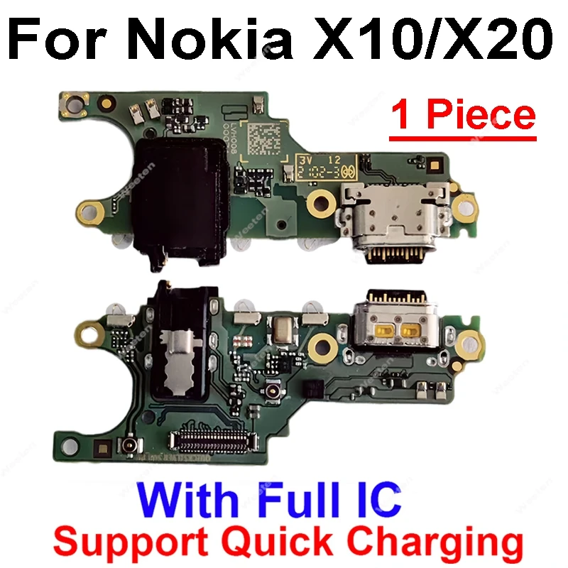 For Nokia C30 C10 C20 C3 C2 C1 C32 C22 C12 X10 X20 USB Charging Port Board Flex Ribbon Professional Component Perfect Connector