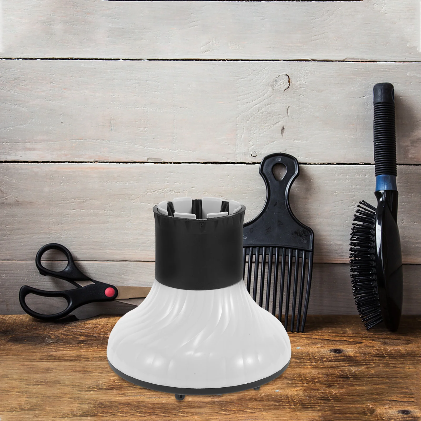 

NOLITOY Hair Dryer Diffuser Attachment White PC Crimper Tool for Blow Dryers Styling Brush Accessory