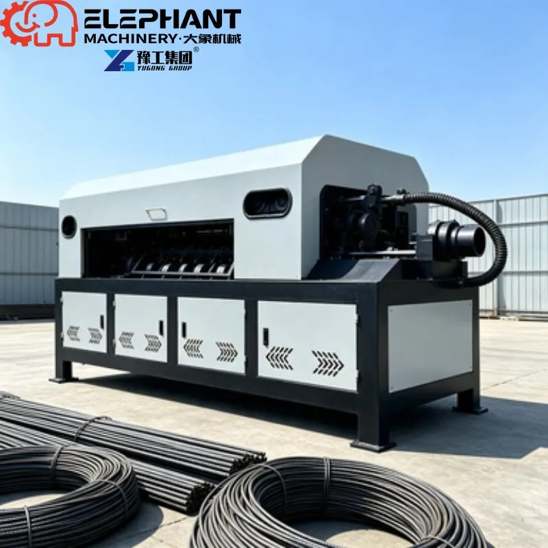 Rebar Straightening And Cutting Machine, Multifunctional High Precision Rebar Cutter Straightener For Hydraulic Project