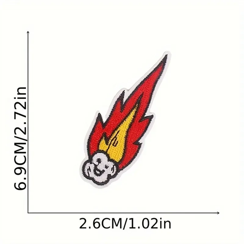 1 pz Patch adesivi ferro sulle toppe per abbigliamento cucito astronauta spazio ricamo fusibile Applique Badge borsa decorazione strisce