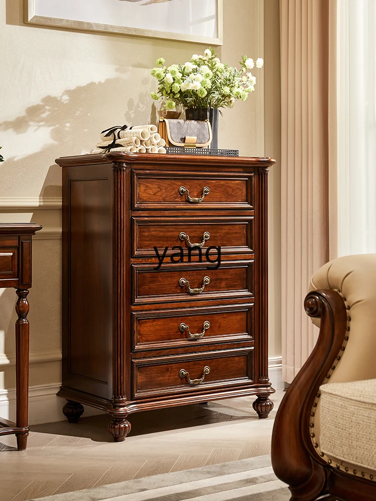 

LHH All solid wood chest of drawers, storage cabinet, bedside cabinet