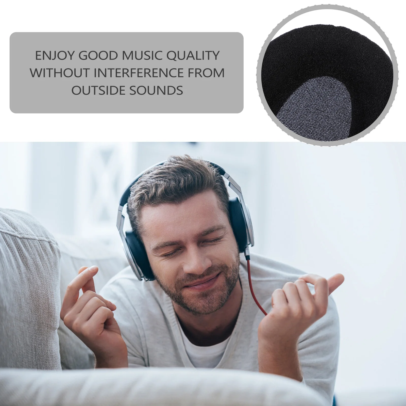 

2pcs Headphone Pads Ear Covers Replacement Cushions For Headset Comfortable Durable Compatible Cloud Ii Headset Cover