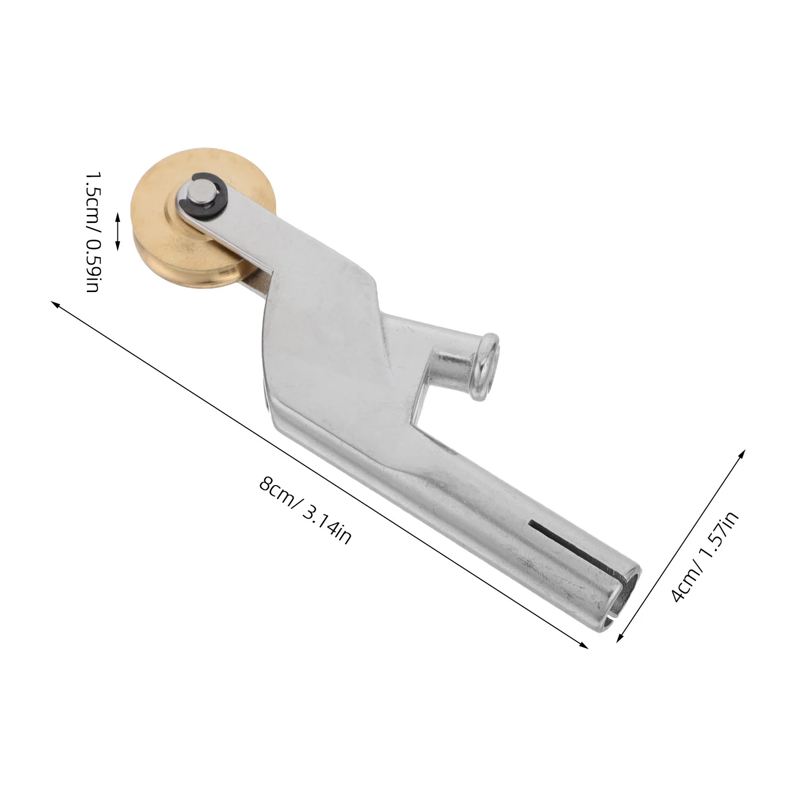 Round Stainless Steel Welding Nozzle Roller Tip High Temperature Resistant Heat Gun Tip Replacement Rapid Welding Attachment