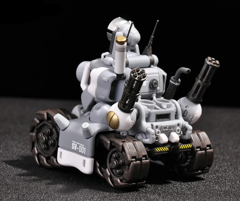 YH Metal Slug Super Vehicle SV-001 tank model movable inner structure grey