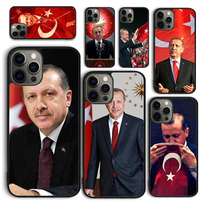 President Turkey Recep Tayyip Erdogan Phone Case for iPhone 16 15 14 12 13 PLUS X XS XR 11 PRO MAX Back Cover Fundas