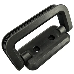 Plastic Luggage Pull Handle Suitcase Side Holder Folding Grab Handle 35mm Hole Centers For Welding Machine Mechanical Equipment