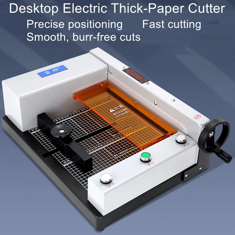 G400 Fully Automatic Cutter, A4 Electric Paper Cutter, Paper Cutter, Thick-Stock Large-Format Paper Cutter, Heavy-Duty Cutter